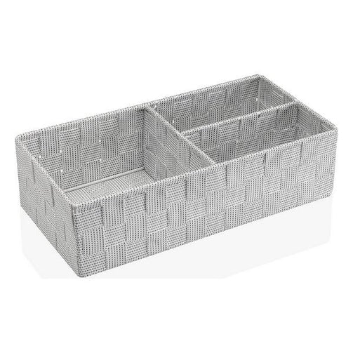 Box with compartments Textile (17 x 10 x 35 cm) BigBuy Home
