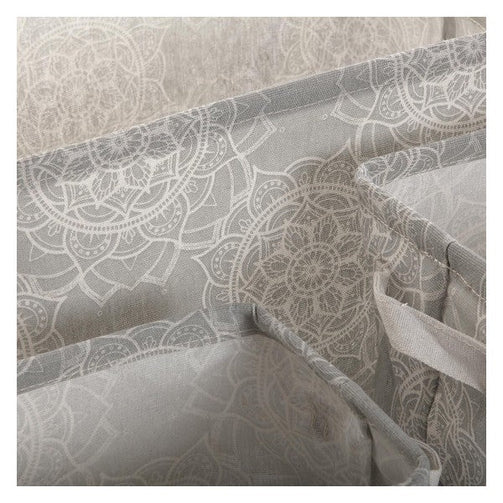 Basket set Mandala Textile Polyester (3 Pieces) (25 x 22 x 35 cm) BigBuy Home