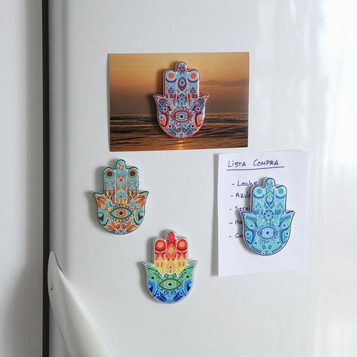 Magnet HAMSA (6 x 8 cm) BigBuy Home