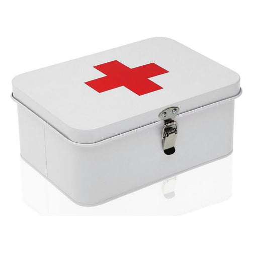 First Aid Kit Metal (16,4 x 9,5 x 22,4 cm) Rectangular BigBuy Home