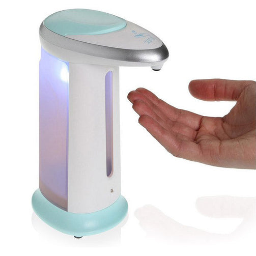 Automatic Soap Dispenser with Sensor ABS Blue BigBuy Home