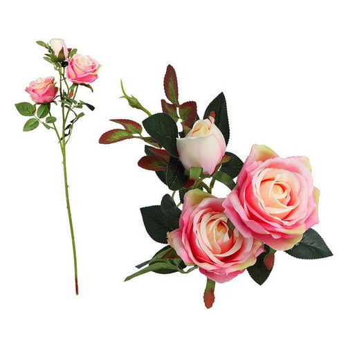 Stem of 5 Roses Pink 112994 (60 Cm) BigBuy Home