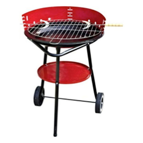 Coal Barbecue with Wheels (44 x 44 x 74 cm) BigBuy BBQ