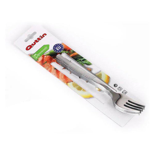 Fork Set (6 pcs) BigBuy Cooking