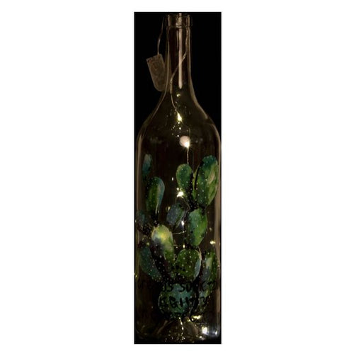 LED Bottle Dekodonia Crystal Tropical (12 x 46 cm) (3 pcs) Dekodonia