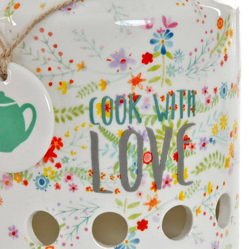Tin Dekodonia Cook With Love (12 x 12 x 17 cm) Dekodonia