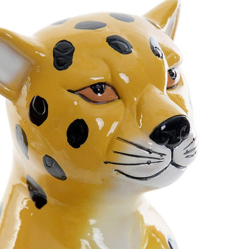 Decorative Figure Dekodonia Resin Leopard (11 x 10 x 26 cm) Dekodonia