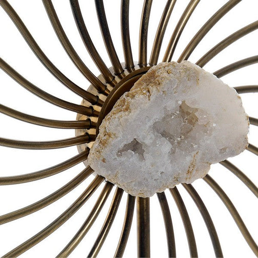 Decorative Figure Dekodonia Metal Crystal (25 x 8 x 45 cm) Dekodonia