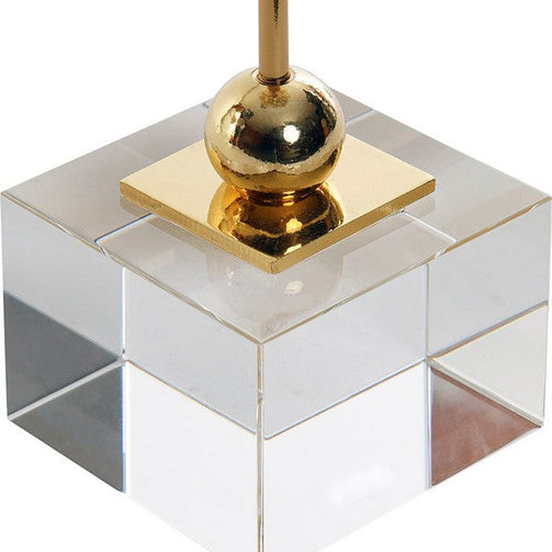 Decorative Figure Dekodonia Polyester Metal Crystal Shells (11 x 11 x 27 cm) Dekodonia