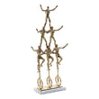 Decorative Figure Dekodonia Metal Resin Marble (23 x 8 x 48 cm) Dekodonia