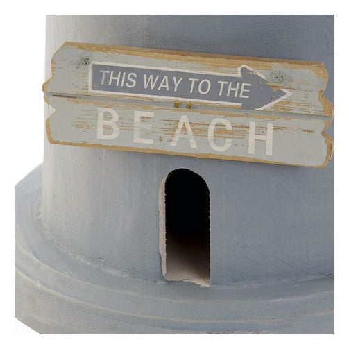 Decorative Figure Dekodonia Headlight Cotton Wood (19 x 19 x 76 cm) Dekodonia