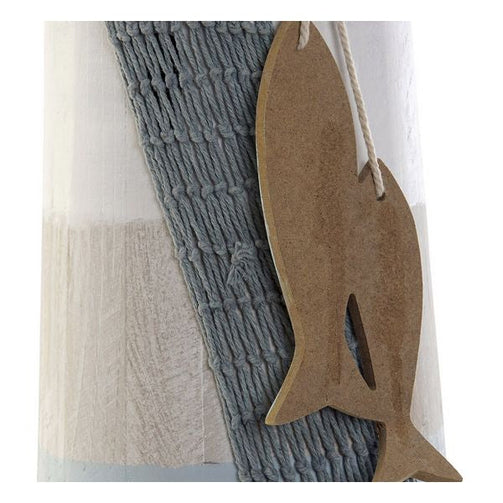 Decorative Figure Dekodonia Headlight Cotton Wood (19 x 19 x 76 cm) Dekodonia