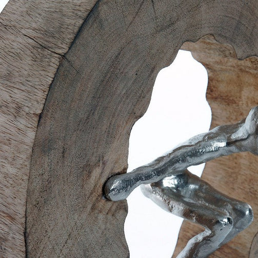 Decorative Figure Dekodonia Aluminium Mango wood (29 x 12 x 27 cm) Dekodonia