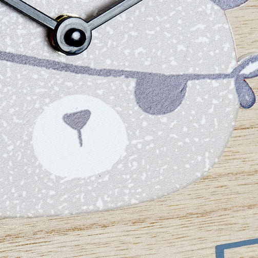 Wall Clock Dekodonia Bear Pirate (31 x 4 x 31 cm) Dekodonia