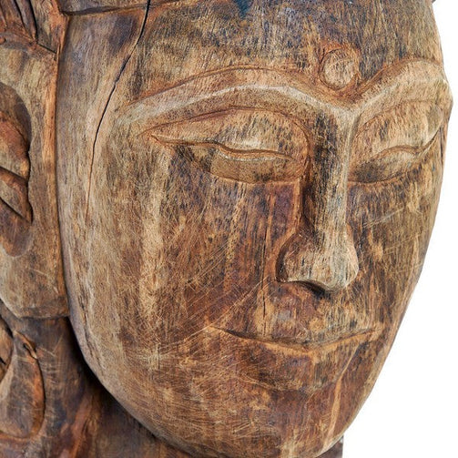 Decorative Figure Dekodonia Mango wood Natural (25 x 15 x 68 cm) Dekodonia