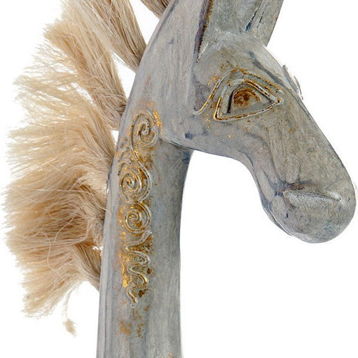 Decorative Figure Dekodonia Zebra Bamboo (15 x 9 x 61 cm) Dekodonia