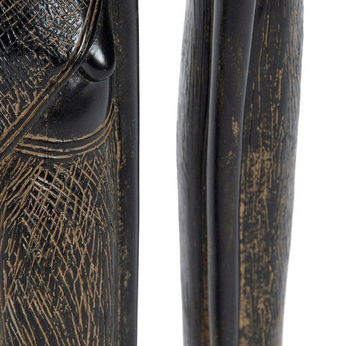 Decorative Figure Dekodonia Resin Stone African Woman (2 pcs) (6 x 4 x 26 cm) Dekodonia