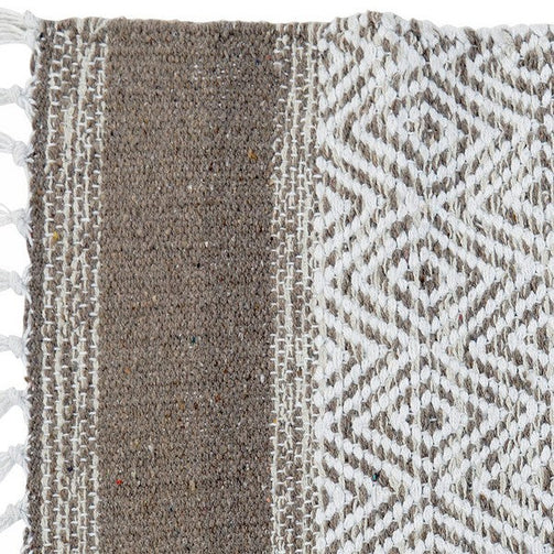 Carpet Dekodonia Beige Cotton Rhombus (230 x 160 cm) Dekodonia