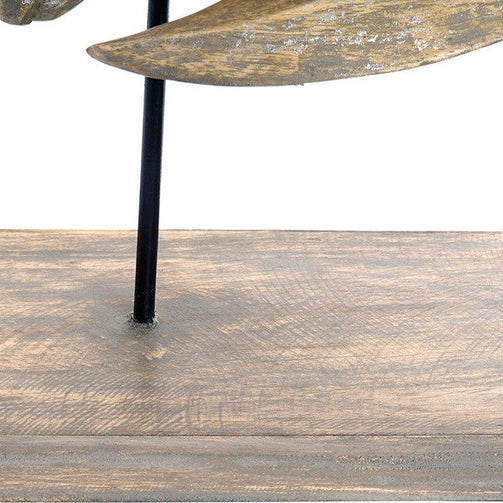 Decorative Figure Dekodonia Metal Bamboo Shark (95 x 22 x 40 cm) Dekodonia