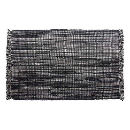 Carpet Dekodonia Black Cotton (230 x 160 cm) Dekodonia