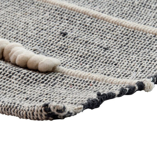 Carpet Dekodonia Grey Cotton (180 x 120 cm) Dekodonia