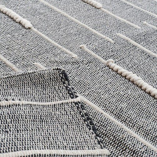 Carpet Dekodonia Grey Cotton (180 x 120 cm) Dekodonia