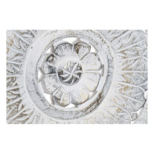 Wall Decoration Dekodonia White Indian Man (90 x 2 x 90 cm) Dekodonia
