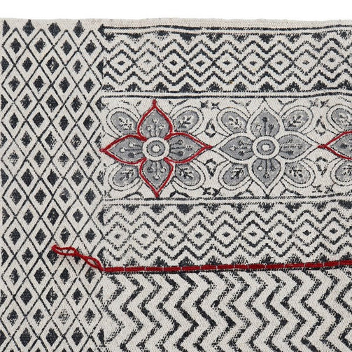 Carpet Dekodonia Flower Cotton Arab (96 x 156 cm) Dekodonia