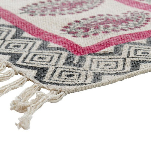 Carpet Dekodonia Flower Cotton Arab (96 x 156 cm) Dekodonia