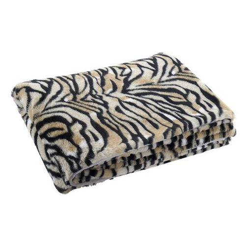 Blanket Dekodonia Microfibre Polyester Tiger (150 x 200 cm) Dekodonia