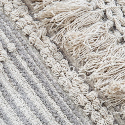Carpet Dekodonia Beige Cotton (180 x 120 cm) Dekodonia