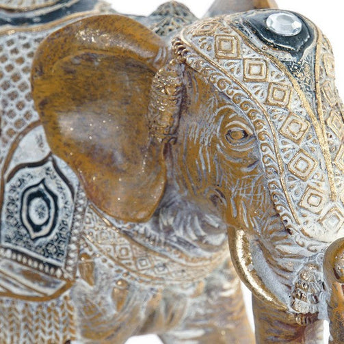 Decorative Figure Dekodonia Resin Elephant (22 x 9 x 15 cm) Dekodonia