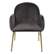 Armchair Dekodonia Grey Polyester Metal Polyester (73 x 63 x 82 cm) Dekodonia