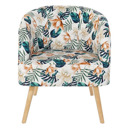 Armchair Dekodonia Multicolour Birch Polyester (70 x 68 x 55 cm) Dekodonia