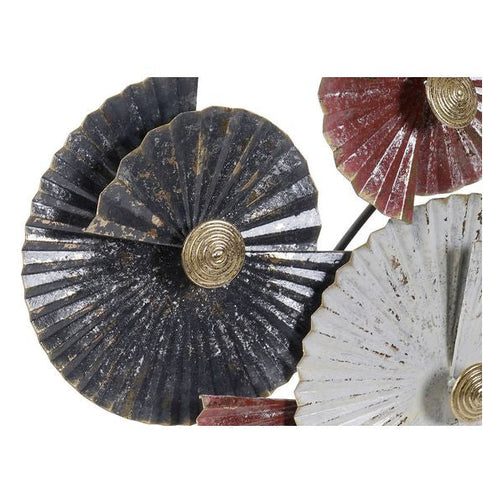 Wall Decoration Dekodonia Metal Tropical Flowers Dekodonia