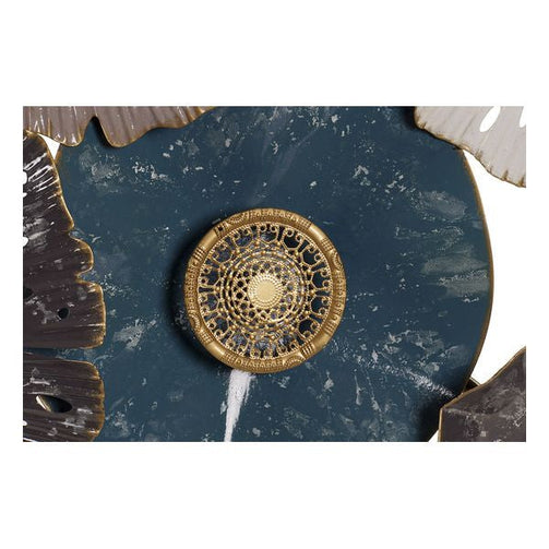 Wall Decoration Dekodonia Green Metal Tropical Flowers Dekodonia