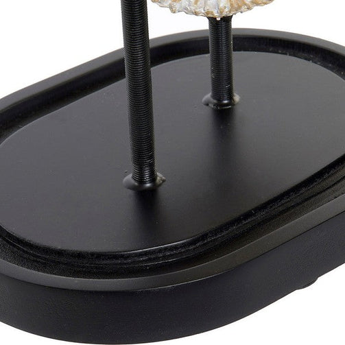 Decorative Figure Dekodonia Resin Crystal Steel (21 x 16 x 28 cm) Dekodonia