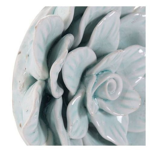 Wall Decoration Dekodonia Flower terracotta Traditional (2 pcs) Dekodonia