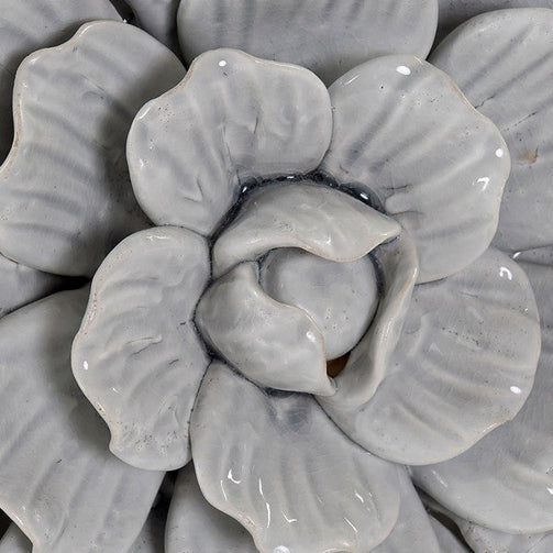 Wall Decoration Dekodonia Flower terracotta (2 pcs) Dekodonia