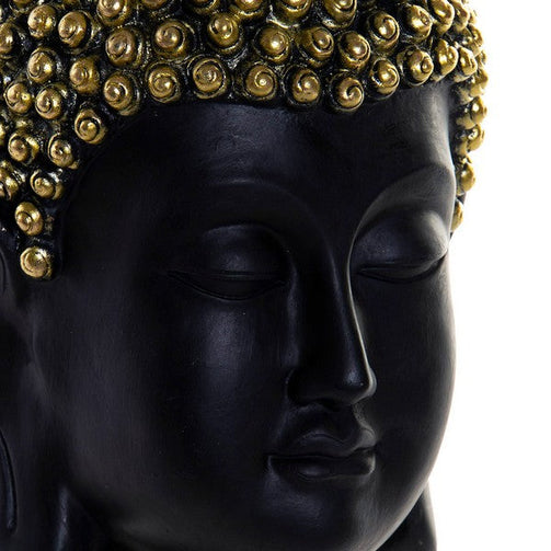 Sculpture Dekodonia Buddha Black Resin (17 x 17 x 21 cm) Dekodonia