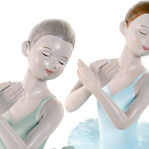 Sculpture Dekodonia Ballet Dancer Resin (2 pcs) (10 x 10 x 28 cm) Dekodonia