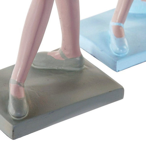 Sculpture Dekodonia Ballet Dancer Resin (2 pcs) (10 x 10 x 28 cm) Dekodonia