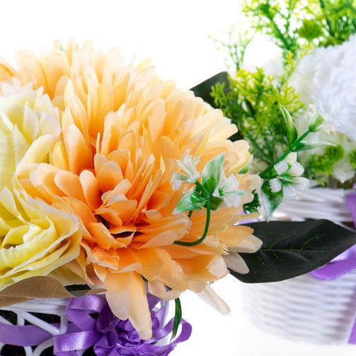 Decorative Flower Dekodonia Polyester PVC Foam Iron (2 pcs) Dekodonia