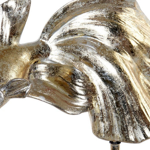 Decorative Figure Dekodonia Metal Resin Marble Fish (19 x 9 x 26 cm) Dekodonia