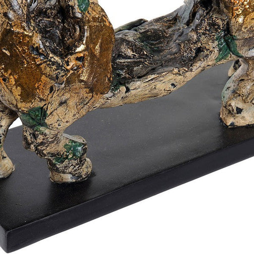 Decorative Figure Dekodonia Rhinoceros Resin (40 x 9 x 21 cm) Dekodonia