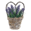 Decorative Flower Dekodonia Lilac Plastic Iron rattan (16 x 10 x 21 cm) Dekodonia