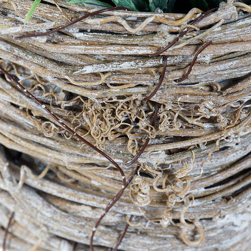 Decorative Flower Dekodonia Lilac Plastic Iron rattan (16 x 10 x 21 cm) Dekodonia