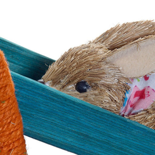 Decorative Figure Dekodonia Polyester Fibre Rabbit (30 x 12 x 33 cm) Dekodonia