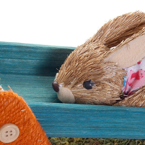 Decorative Figure Dekodonia Polyester Fibre Rabbit (30 x 12 x 33 cm) Dekodonia