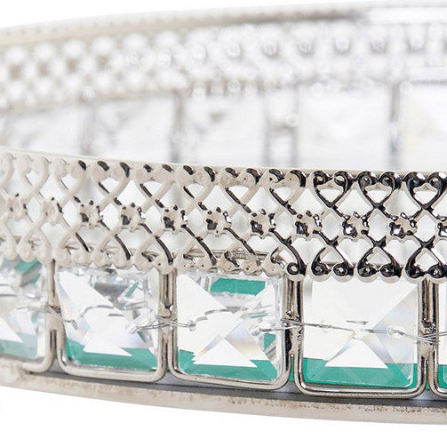 Tray Dekodonia Acrylic Steel Traditional Mirror (24 x 24 x 5 cm) Dekodonia